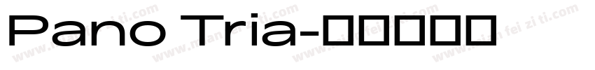 Pano Tria字体转换